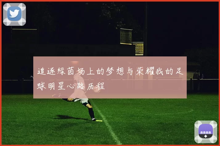 追逐绿茵场上的梦想与荣耀我的足球明星心路历程